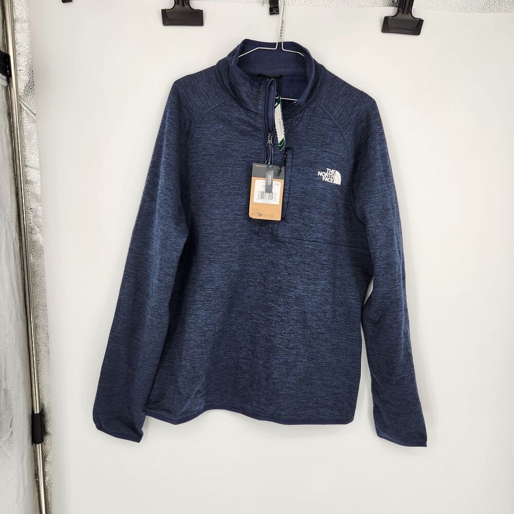 The North Face Men's Medium Navy Blue Canyonlands Half Zip Pullover Fleece